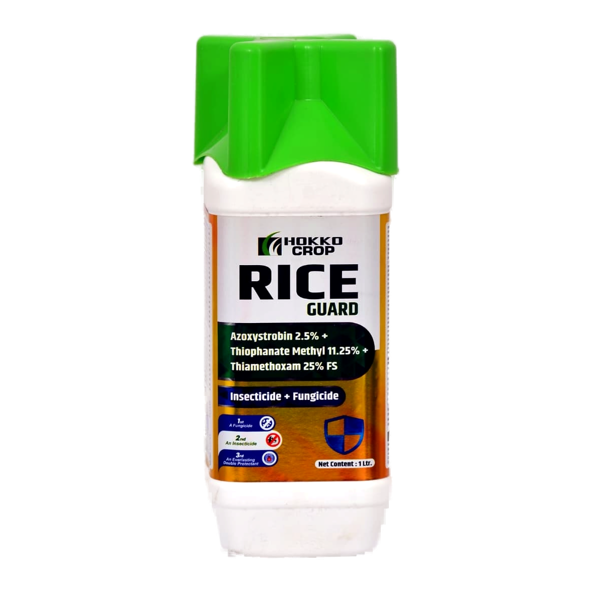 Rice Guard — Azoxystrobin 2.5% + Thiophanate Methyl 11.25% + Thiamethoxam 25% FS