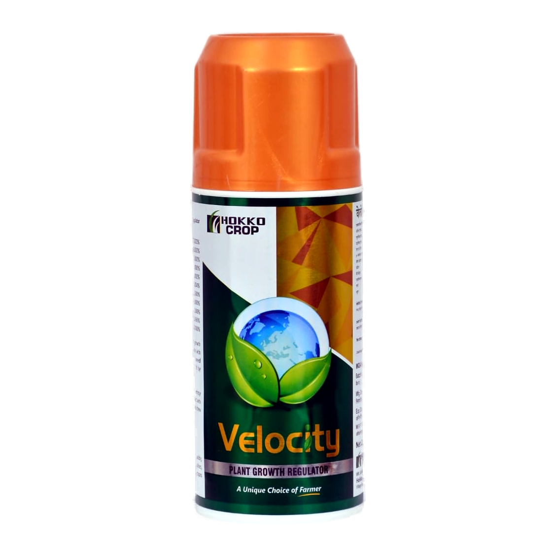 Velocity — Technical details on product label